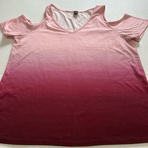 SHEIN L cold shoulder top